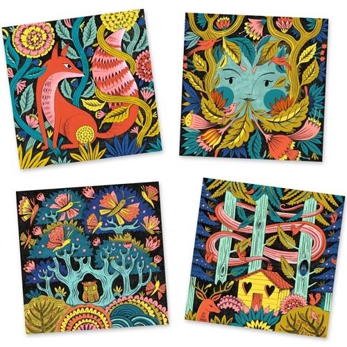 djeco 3D kleuren - fantasiebos | DJ08652 | 1