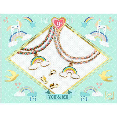 djeco armbandjes maken me & you - rainbow kumihimo | DJ00014 | 0