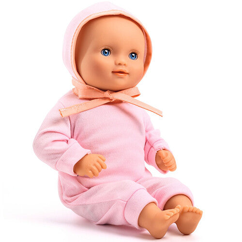 djeco babypop pomea - lilas rose - 32 cm | DJ07873 | 0