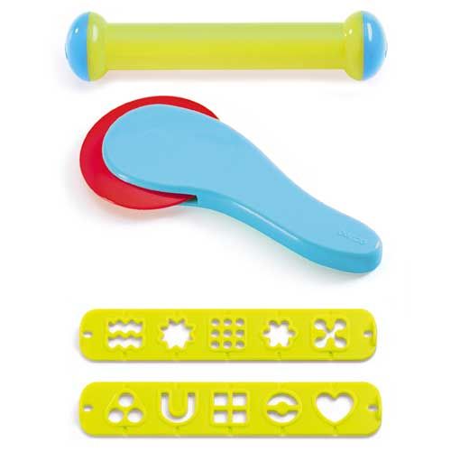 djeco boetseerklei met 4 potjes en 15 accessoires  | DJ09755 | 3