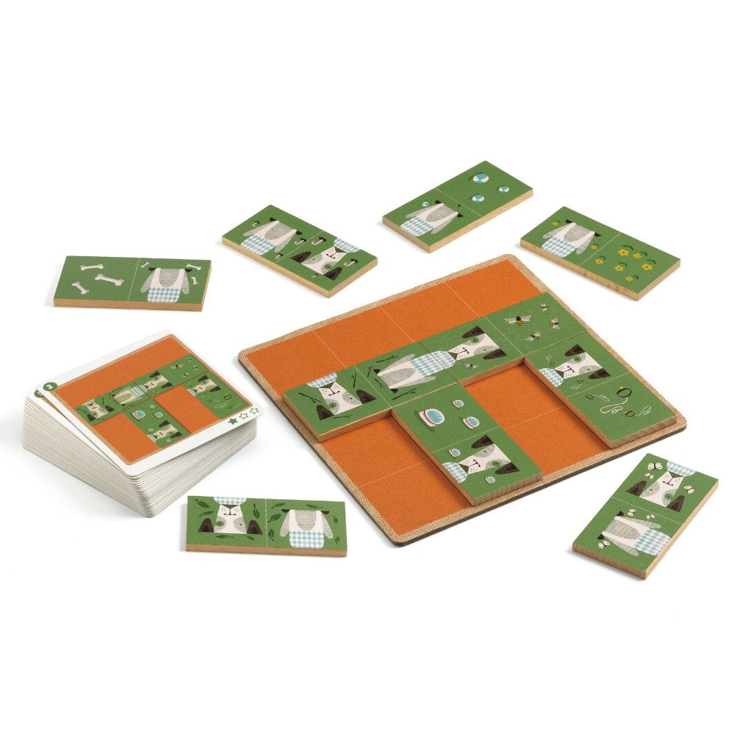 djeco domino sologic - dogmino | DJ08522 | 1