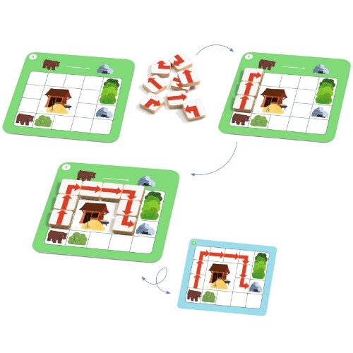djeco eduludo navigatiespel - programmino  | DJ08343 | 1