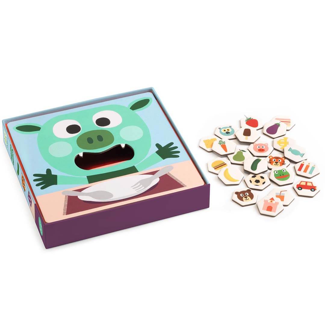 djeco geheugen- en samenwerkingsspel - memo lunch | DJ00819 | 1