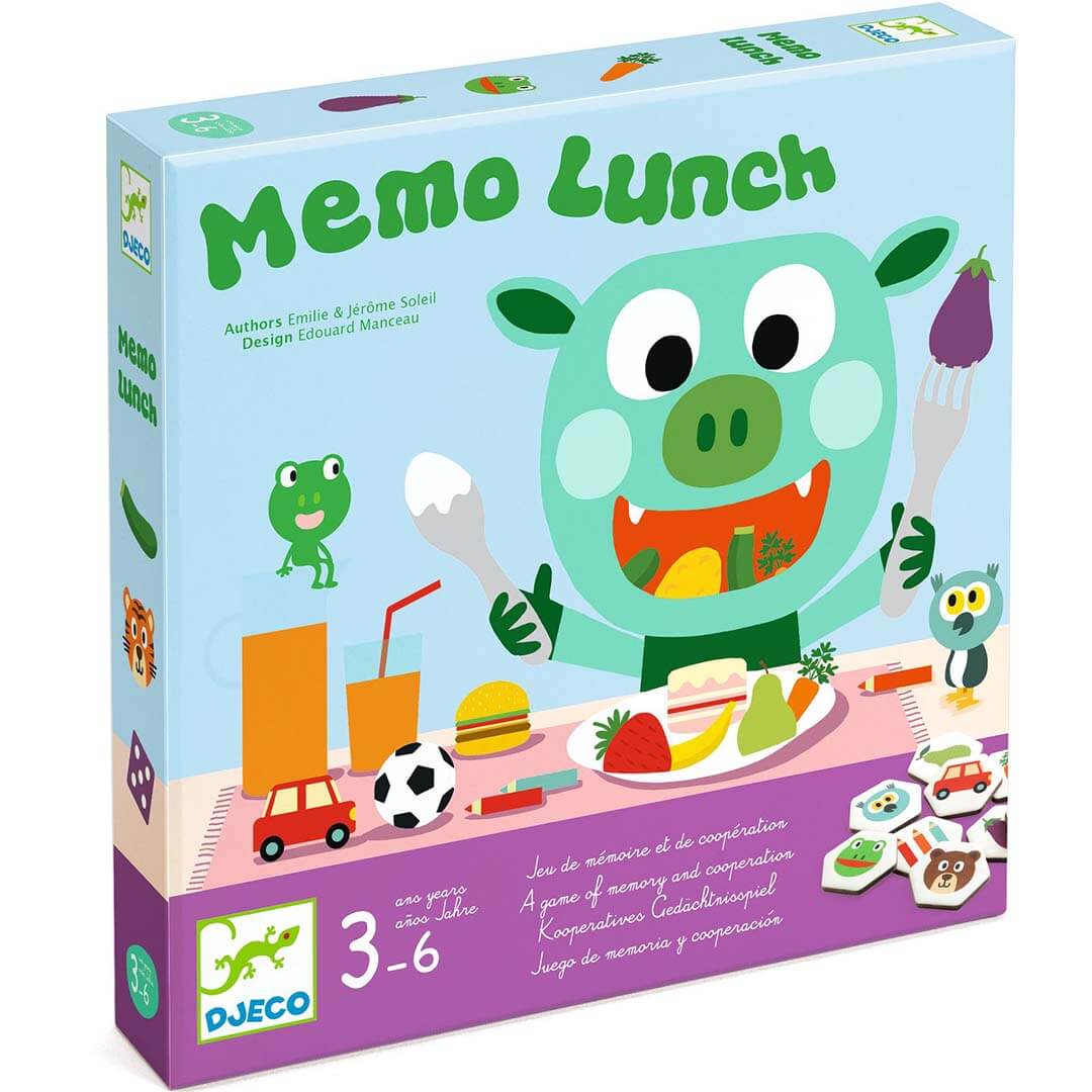 djeco geheugen- en samenwerkingsspel - memo lunch | DJ00819 | 3