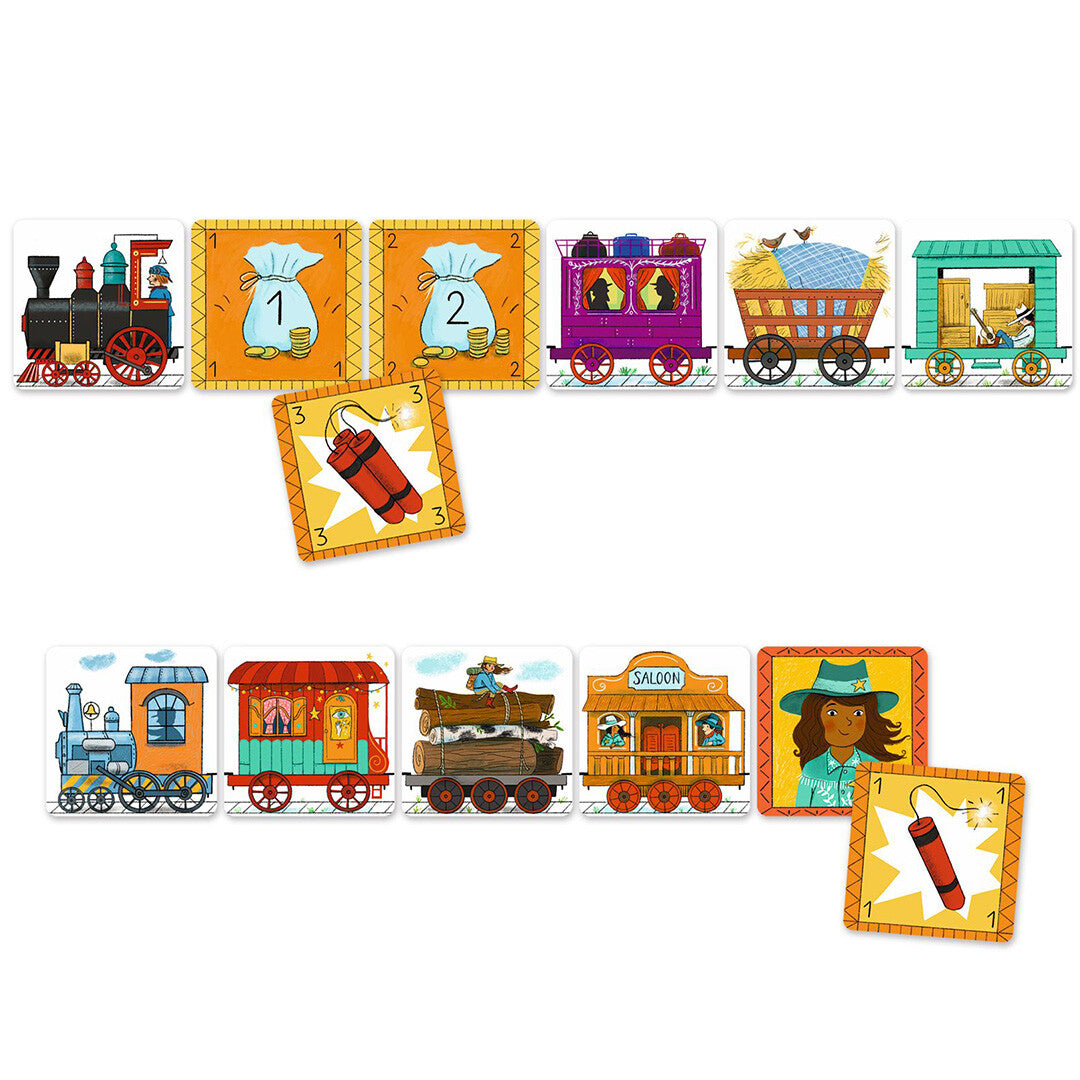 djeco geheugen- en strategiespel golden train | DJ05084 | 1