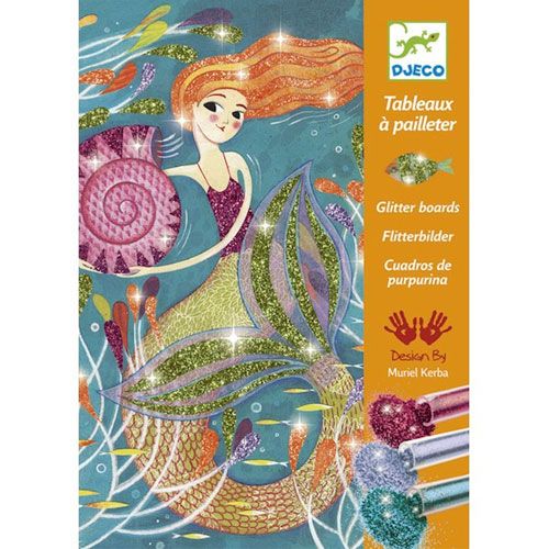 djeco glitterschilderijen het licht van de zeemeerminnen | DJ09507 | 0