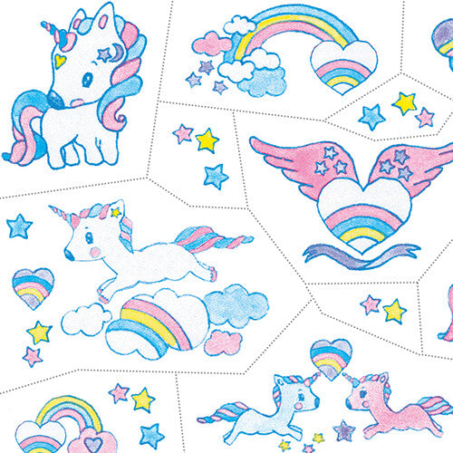 djeco glittertattoos - eenhoorns | DJ09575 | 3