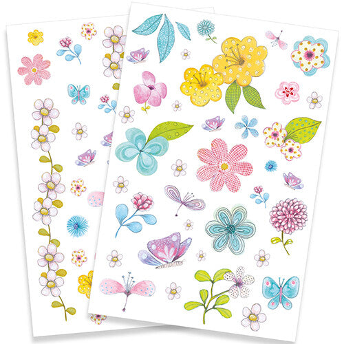 djeco glittertattoos - veldbloemen  | DJ09585 | 4