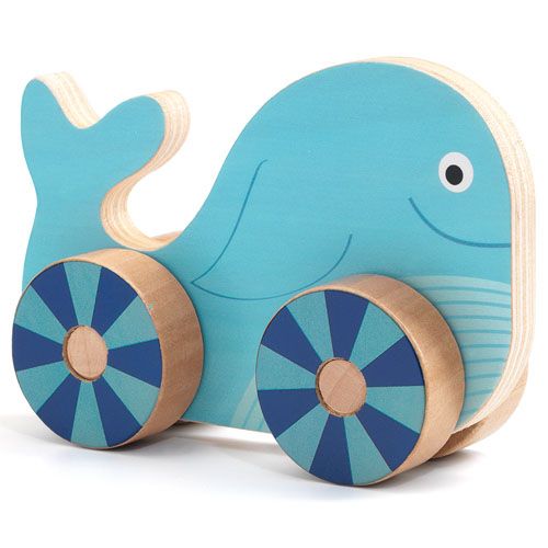 djeco houten puzzel dieren op wielen (15st) | DJ01684 | 4