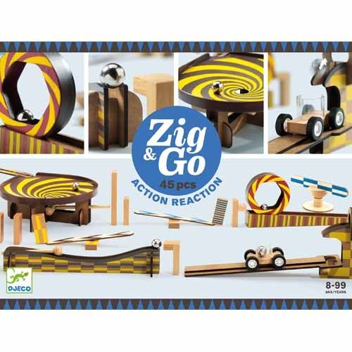 djeco kettingreactiespel zig & go - 45st | DJ05643 | 0