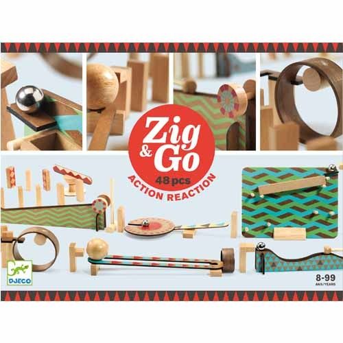 djeco kettingreactiespel zig & go - 48st | DJ05644 | 0