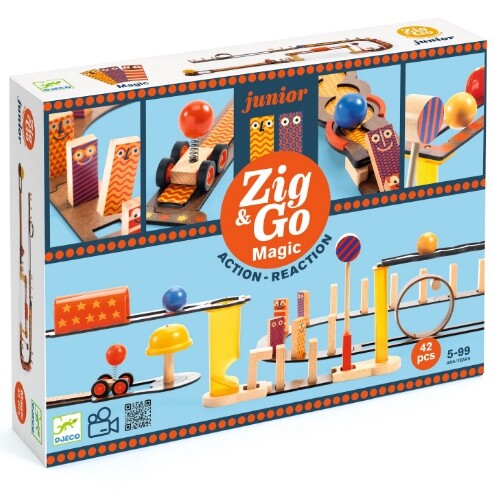 djeco kettingreactiespel zig & go junior - magic - 43st | DJ05649 | 0