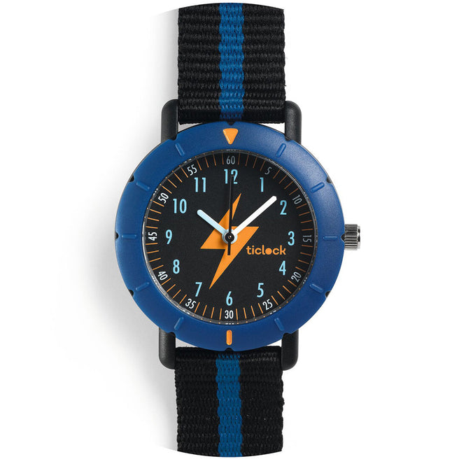 djeco kinderhorloge flash blue | DD00473 | 0
