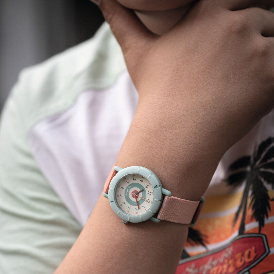 djeco kinderhorloge pink target | DD00474 | 1