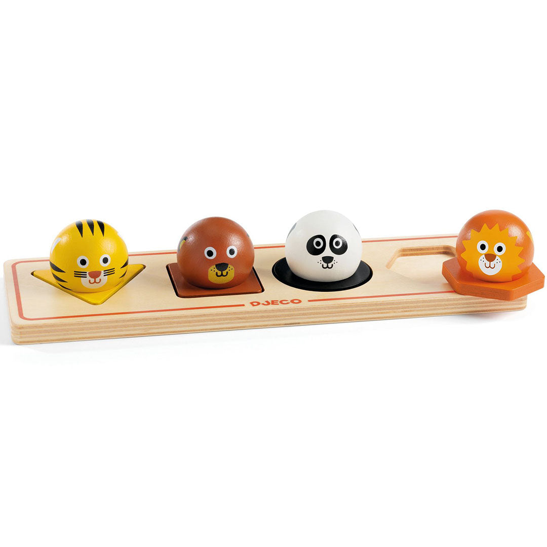 djeco knoppuzzel ball'n'co - 4st | DJ01120 | 1