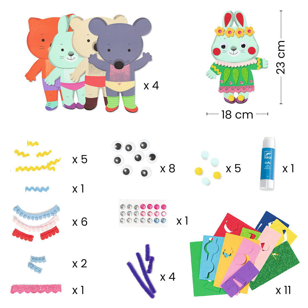 djeco knutseldoos little sweethearts | DJ00072 | 3