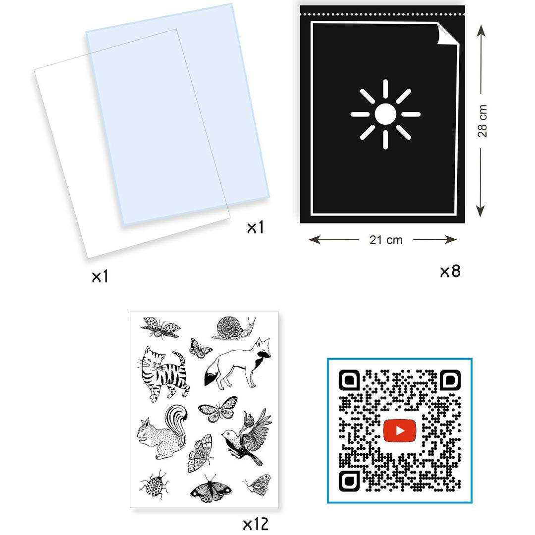 djeco knutselset blauwdruk papier | DJ09339 | 2