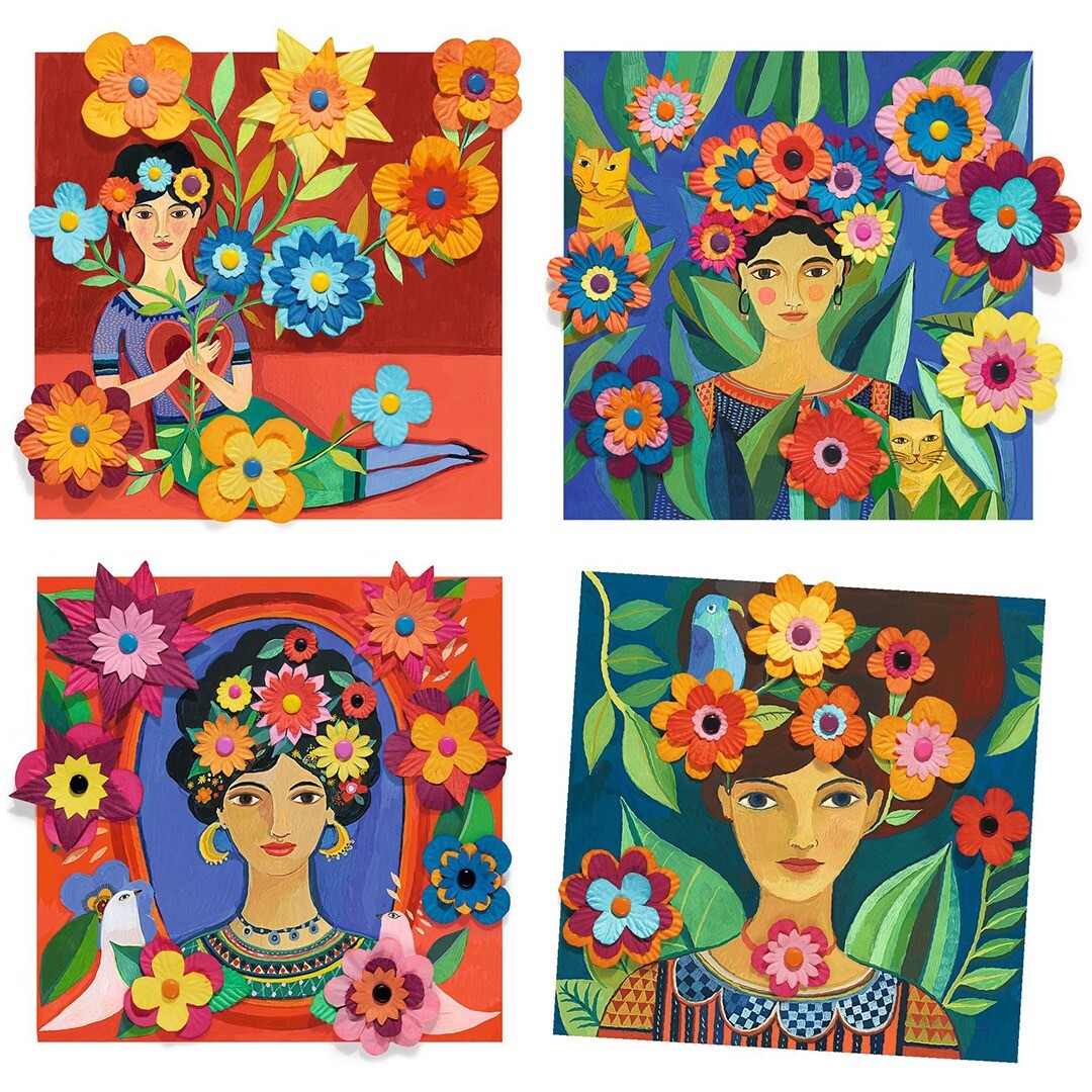 djeco knutselset bloemen coyoacán | DJ09385 | 1