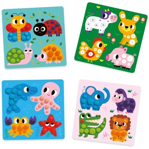djeco knutselset boetseerklei - dieren | DJ09894 | 1