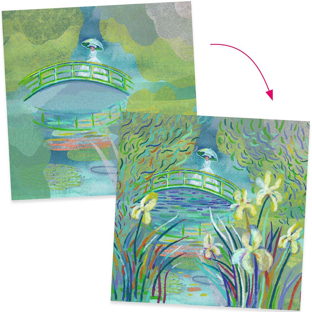 djeco knutselset claude monet | DJ09384 | 1