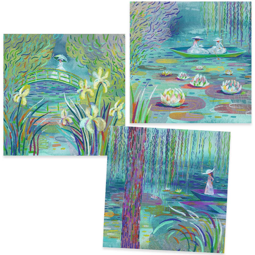 djeco knutselset claude monet | DJ09384 | 3