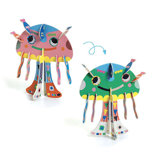 djeco knutselset collage 3D dieren | DJ08983 | 1