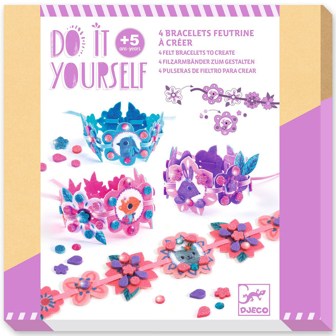 djeco knutselset diy armbandjes maken - best friends | DJ07938 | 0