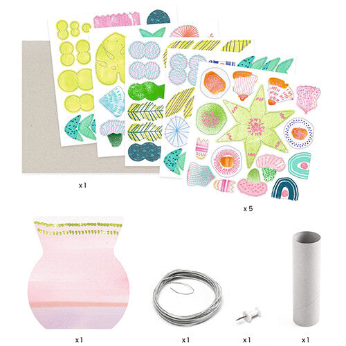 djeco knutselset diy - bloemen delicate  | DJ07959 | 2