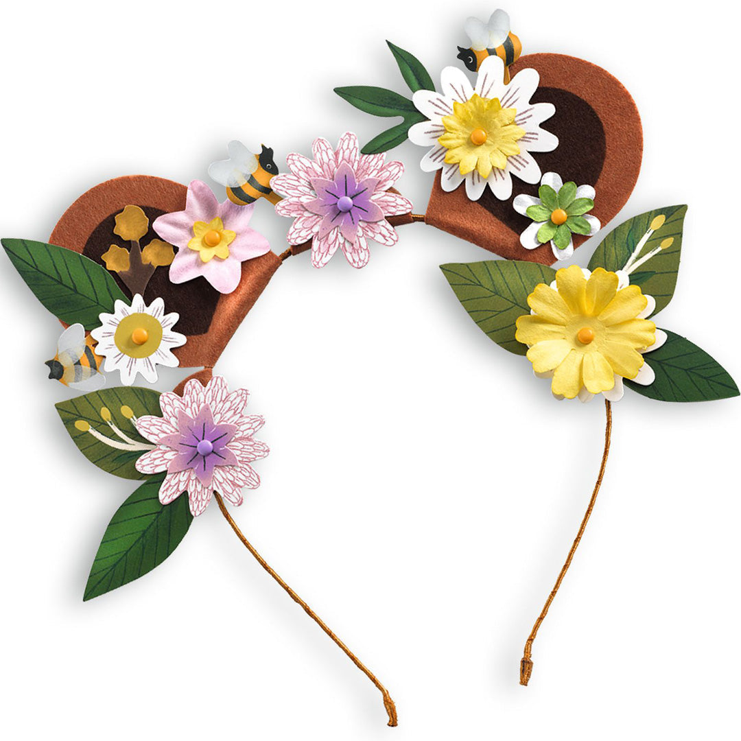 djeco knutselset diy diadeem - flower friends | DJ07927 | 1