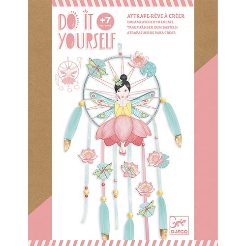 djeco knutselset diy dromenvanger - lotus fee | DJ07963 | 0
