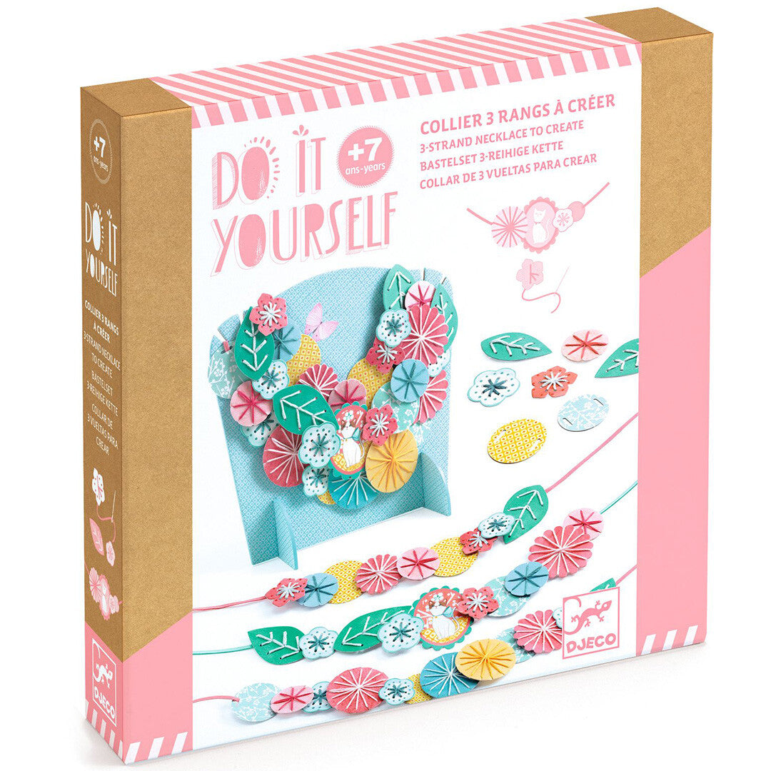 djeco knutselset diy ketting - flora | DJ07994 | 0