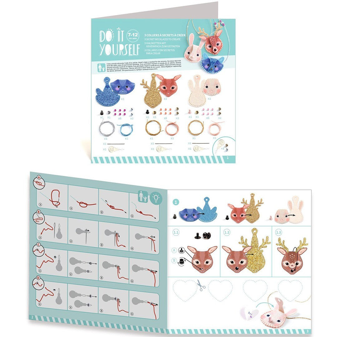 djeco knutselset diy kettingen maken - dazzlers | DJ07997 | 4