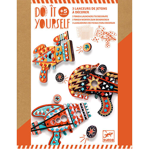 djeco knutselset diy - mozaïek raketten  | DJ07913 | 0