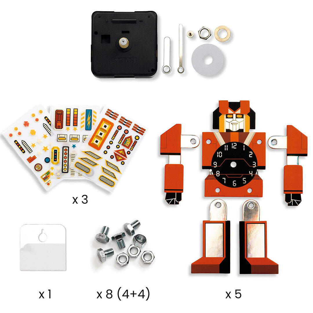 djeco knutselset diy - robotime klok | DJ07984 | 3