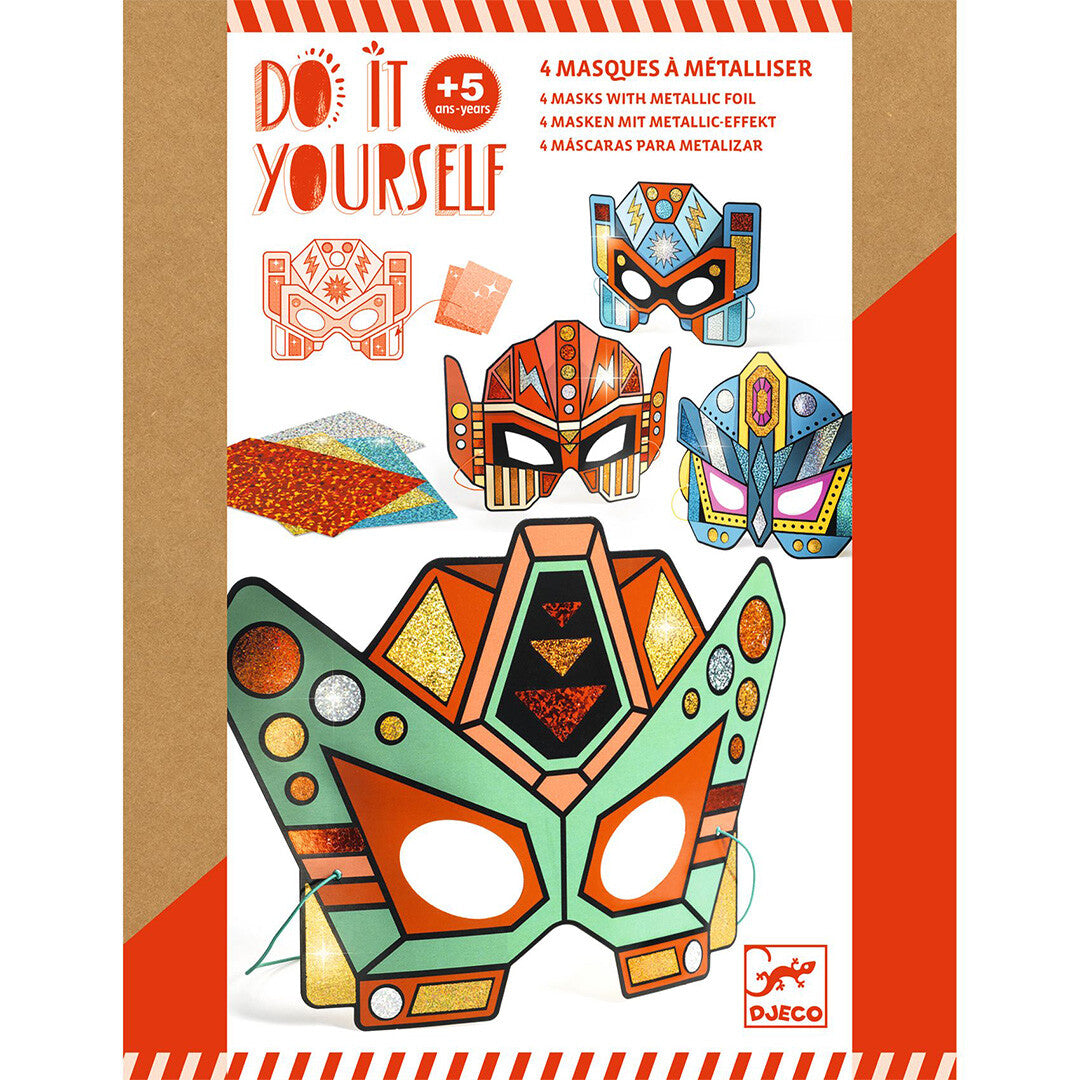 djeco knutselset diy robotmaskers | DJ07924 | 0