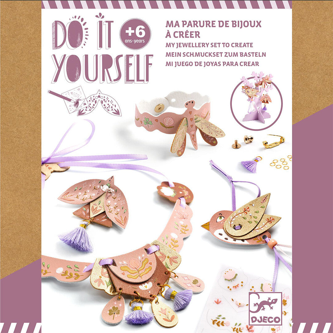 djeco knutselset diy sieradenset - miss rosefinch | DJ07977 | 0