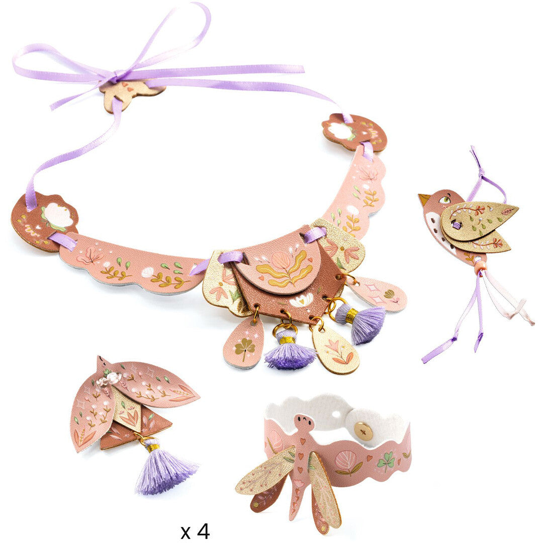 djeco knutselset diy sieradenset - miss rosefinch | DJ07977 | 1
