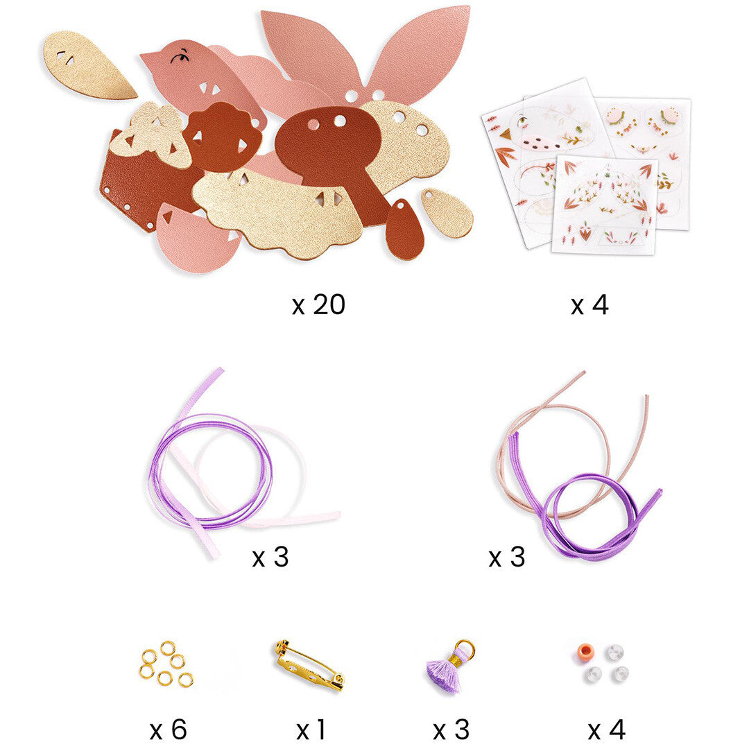 djeco knutselset diy sieradenset - miss rosefinch | DJ07977 | 2