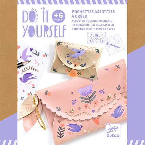 djeco knutselset diy - tasjes sweet fashionista | DJ07976 | 0