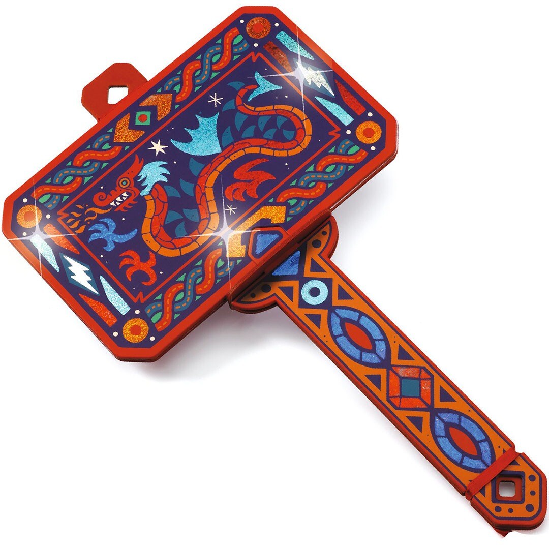 djeco knutselset diy viking hamer en schild | DJ07925 | 1