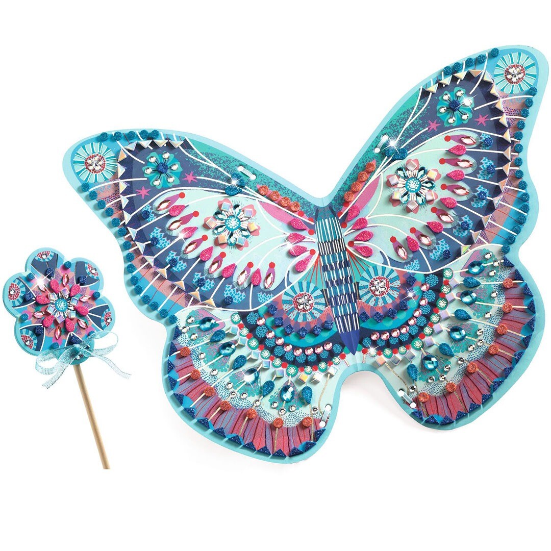 djeco knutselset diy vleugels en toverstaf - like a fairy | DJ07939 | 1
