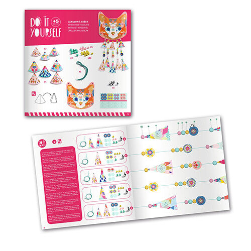 djeco knutselset diy - windgong - poes | DJ07955 | 4