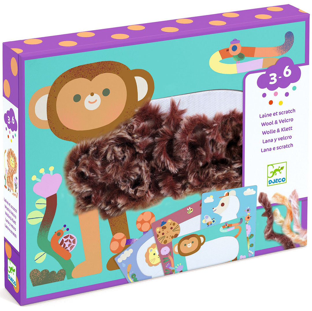 djeco knutselset fluffy friends | DJ09128 | 0