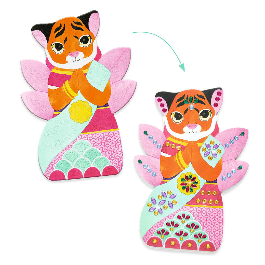 djeco knutselset glitterstenen | DJ00091 | 1