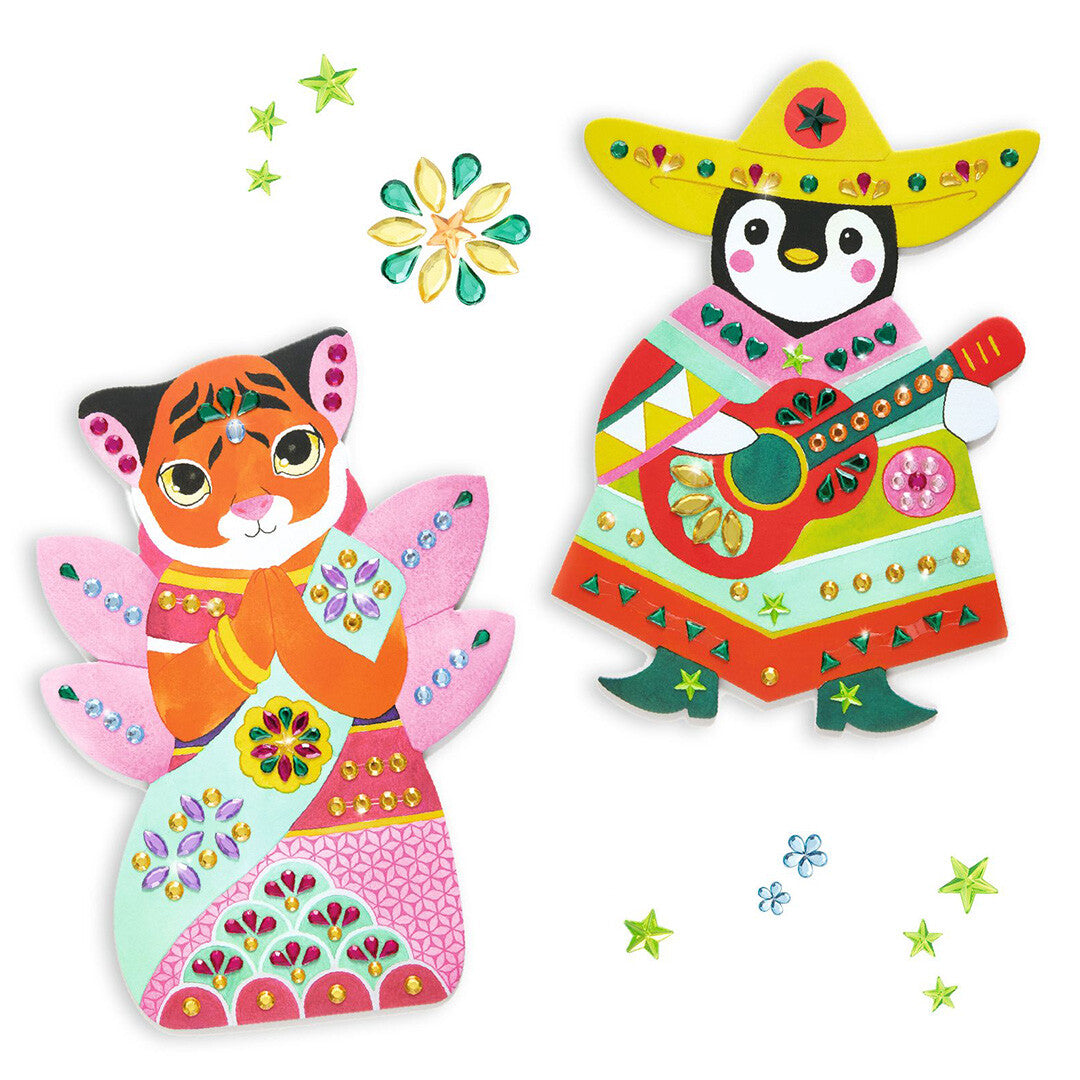 djeco knutselset glitterstenen | DJ00091 | 2