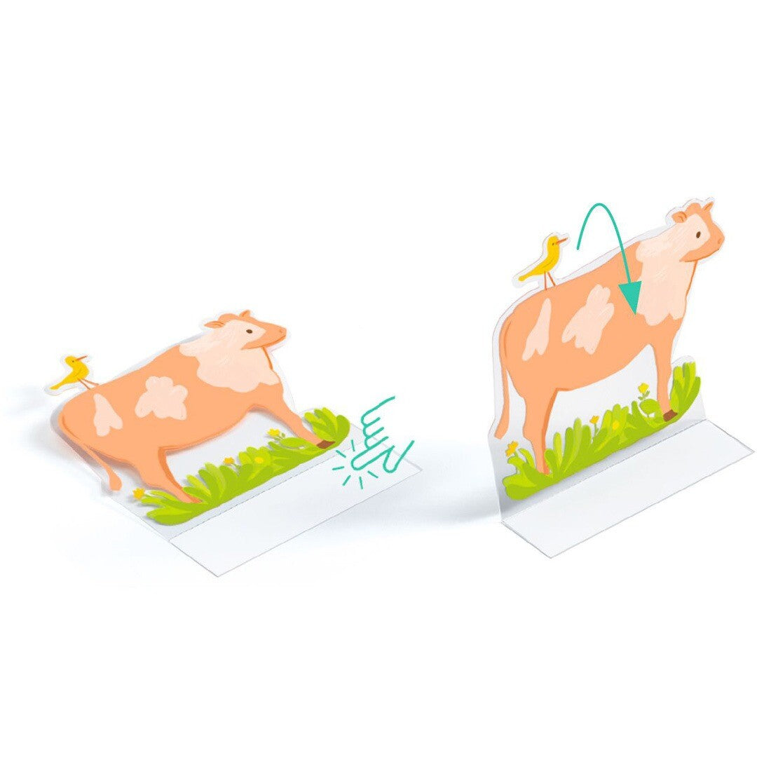 djeco knutselset herbruikbare 3D stickers - farm | DJ00045 | 2