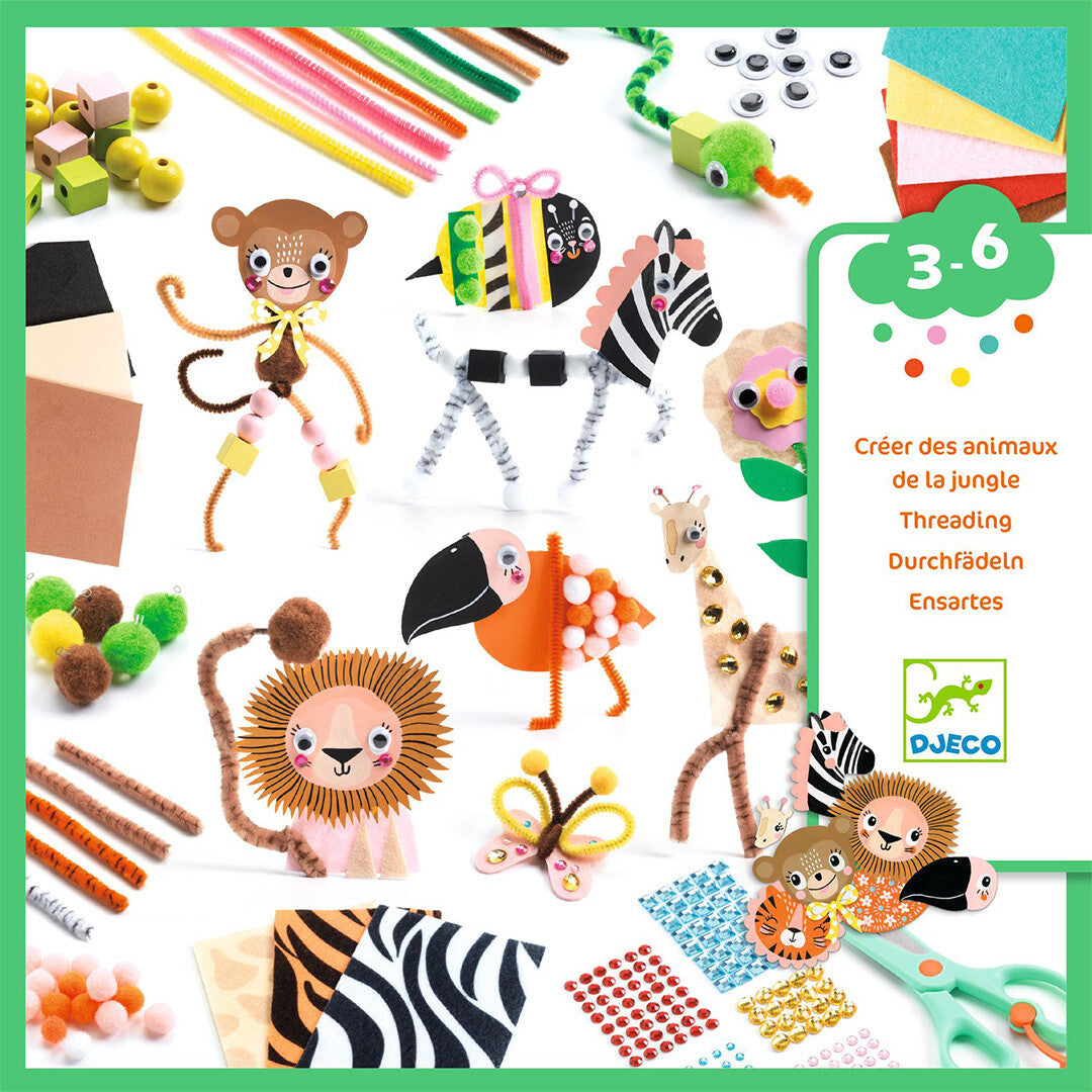djeco knutselset jungledieren | DJ09016 | 4