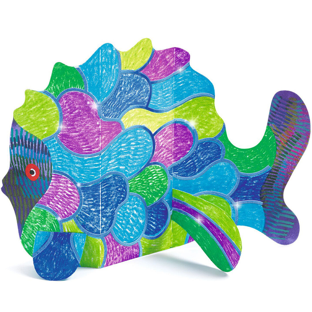 djeco knutselset metallic vissen | DJ00095 | 3