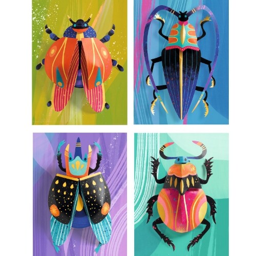 djeco knutselset papieren insecten | DJ09449 | 3