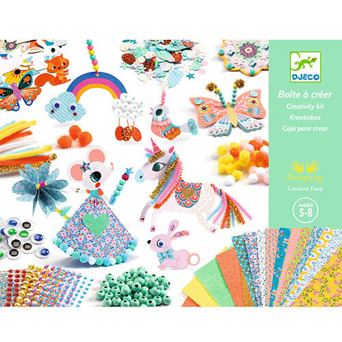 djeco knutselset pompoms en kralen | DJ09015 | 5